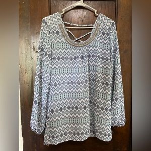 Womens large Studio Y sheer top